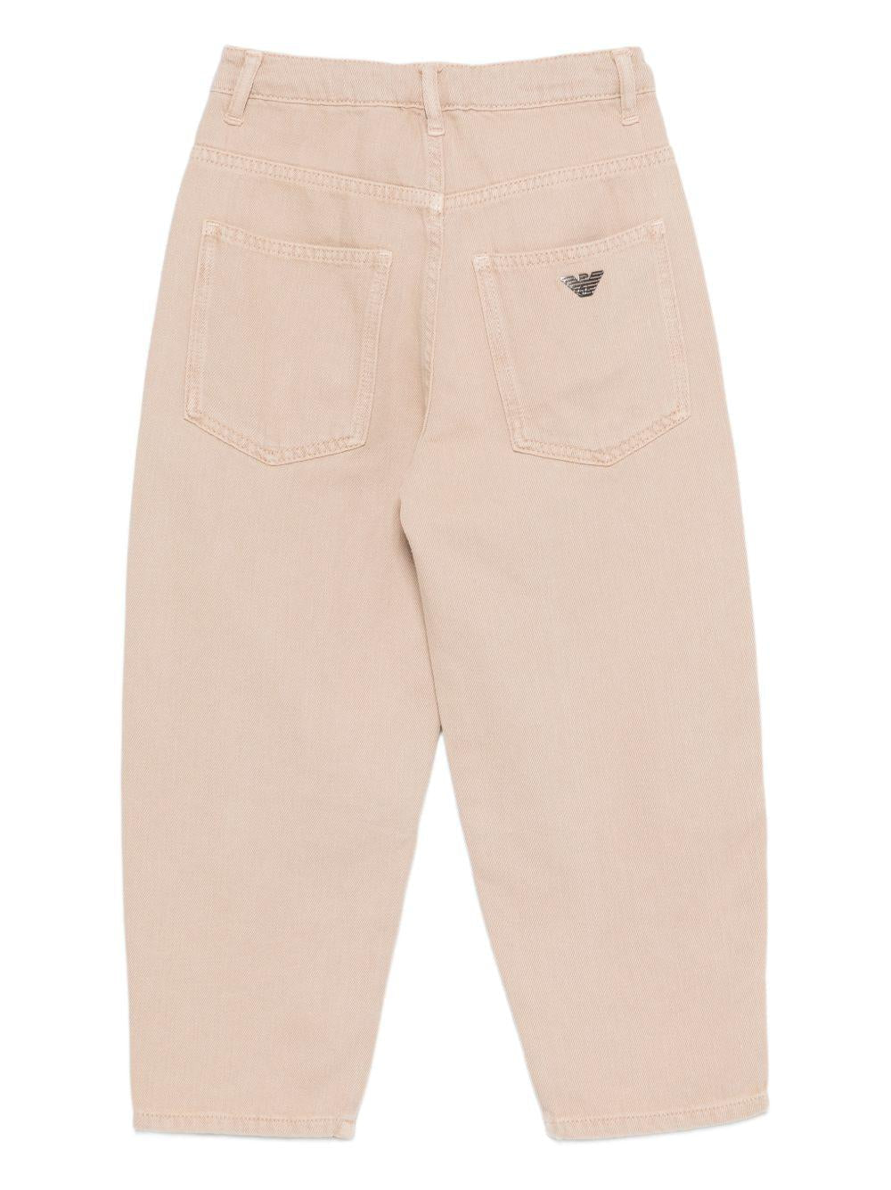 Pantaloni per bambino Emporio Armani Kids con gamba larga - Rubino Kids