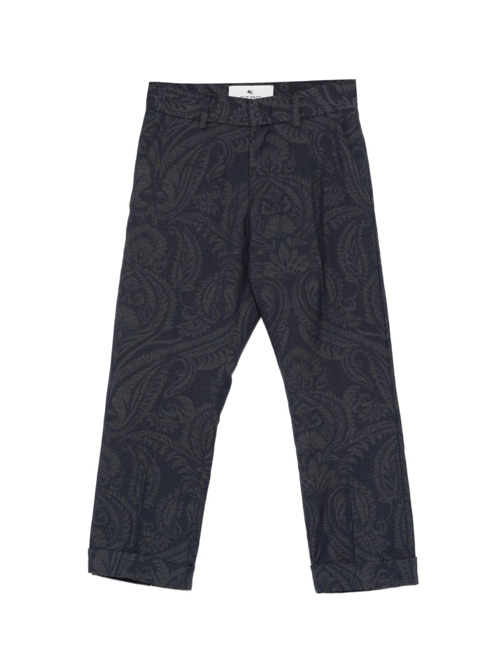 Pantaloni per bambino Etro Kids grigi con motivo paisley - Rubino Kids
