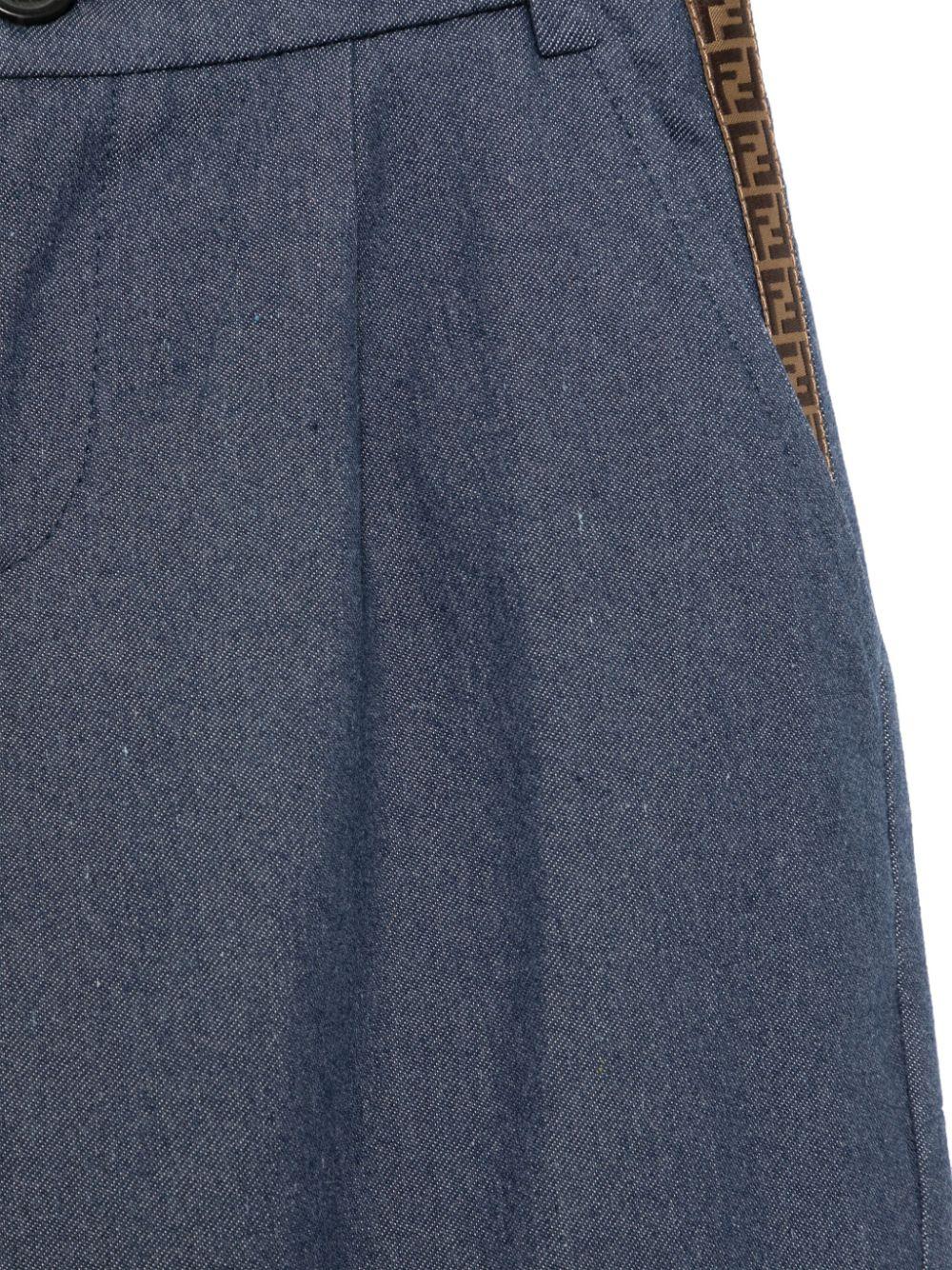 Pantaloni per bambino Fendi Kids grigio modello classico - Rubino Kids