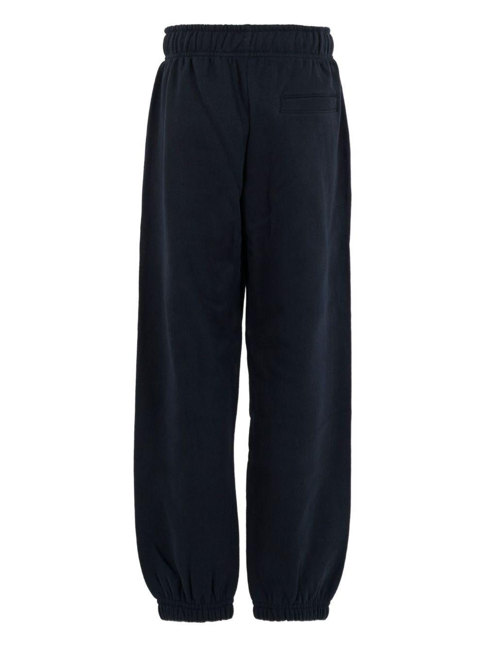 Pantaloni per bambino Molo blu con orli elasticizzati e motivo alieno - Rubino Kids