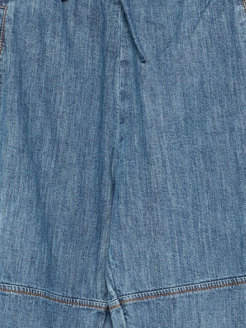 Pantaloni per bambino Molo denim con vita elasticizzata - Rubino Kids