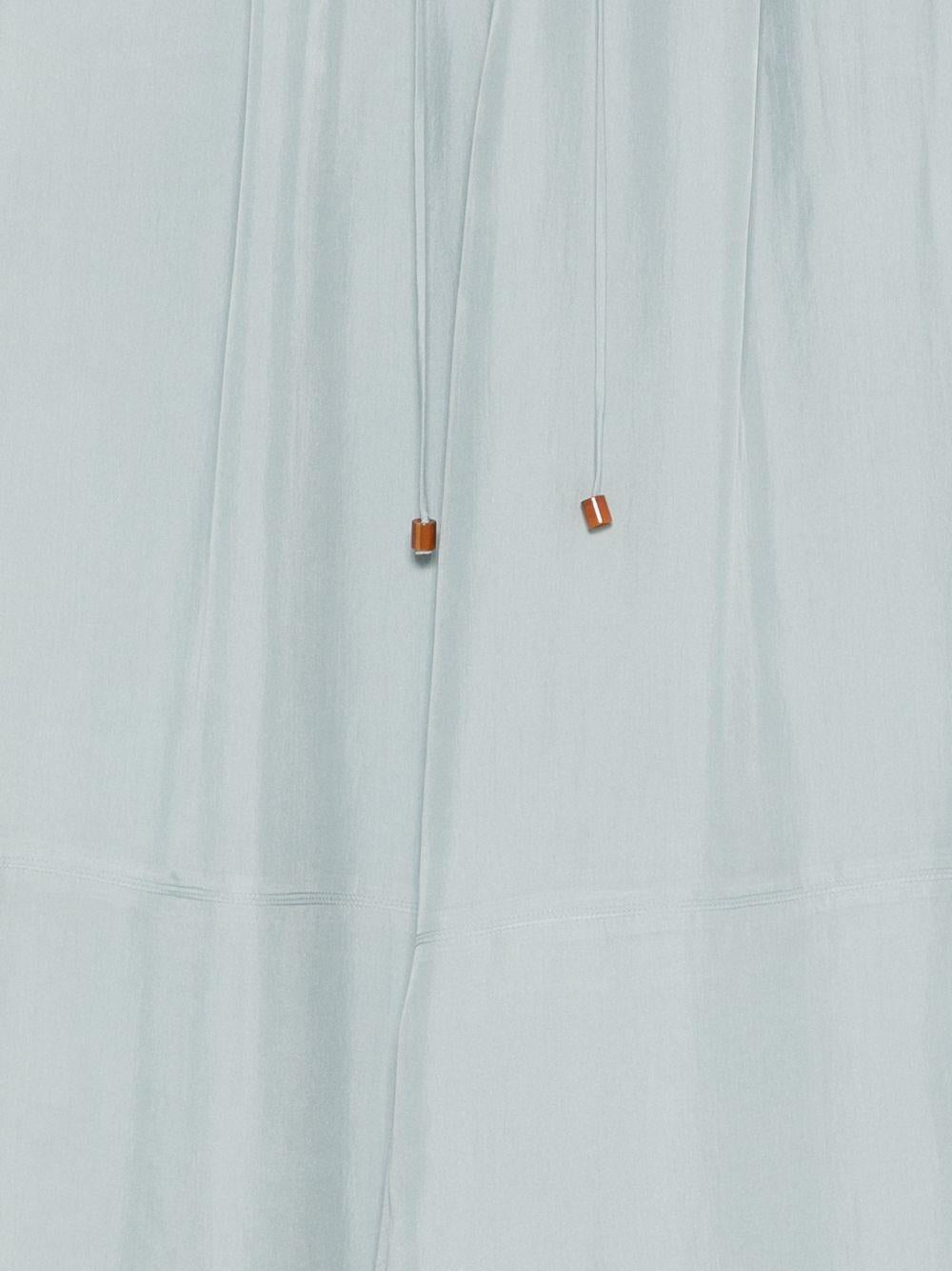 Pantaloni per donna Alysi azzurri con elastico in vita - Rubino Kids