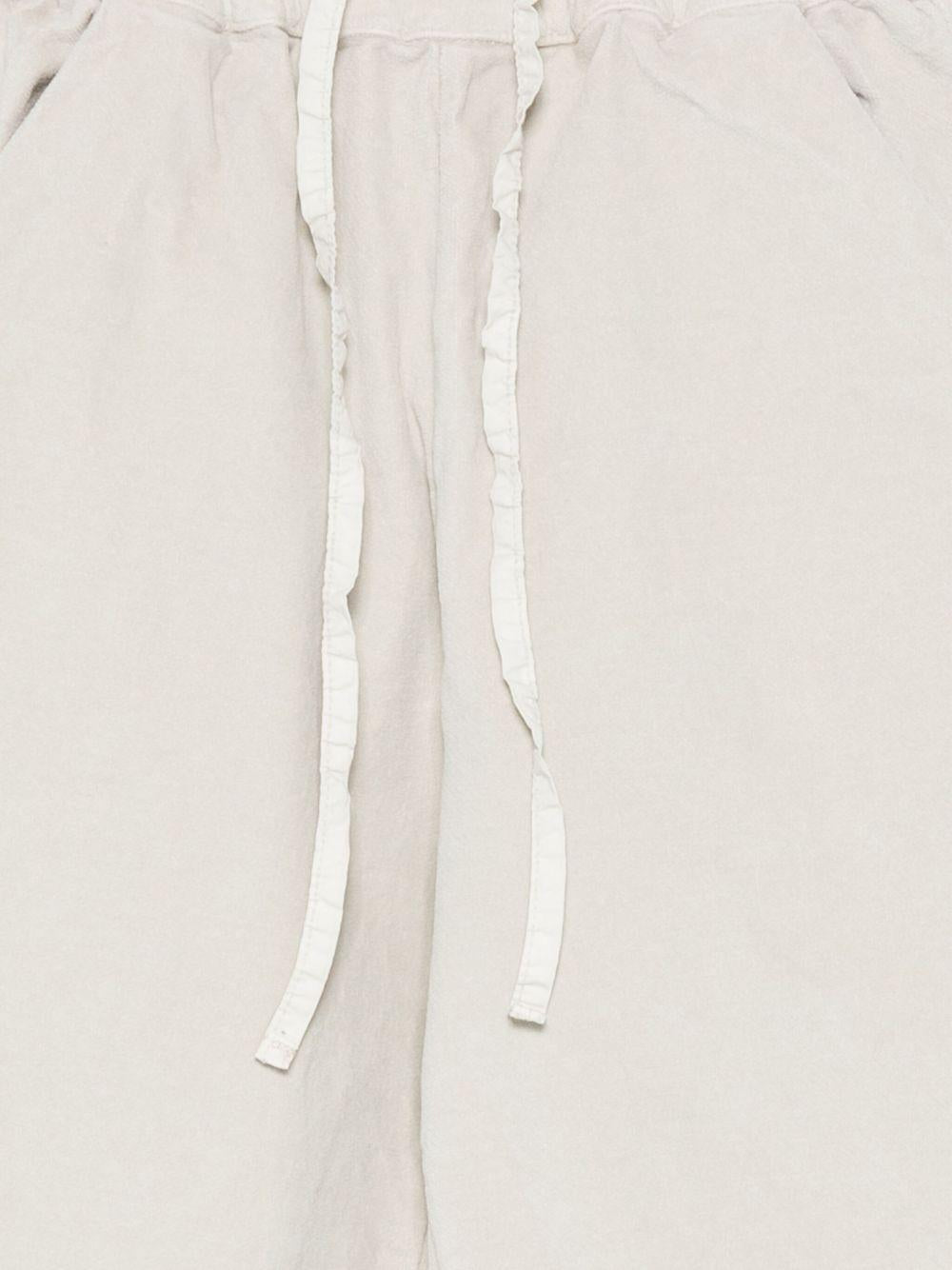 Pantaloni per neonata Album di Famiglia Kids beige con tasche posteriori applicate - Rubino Kids