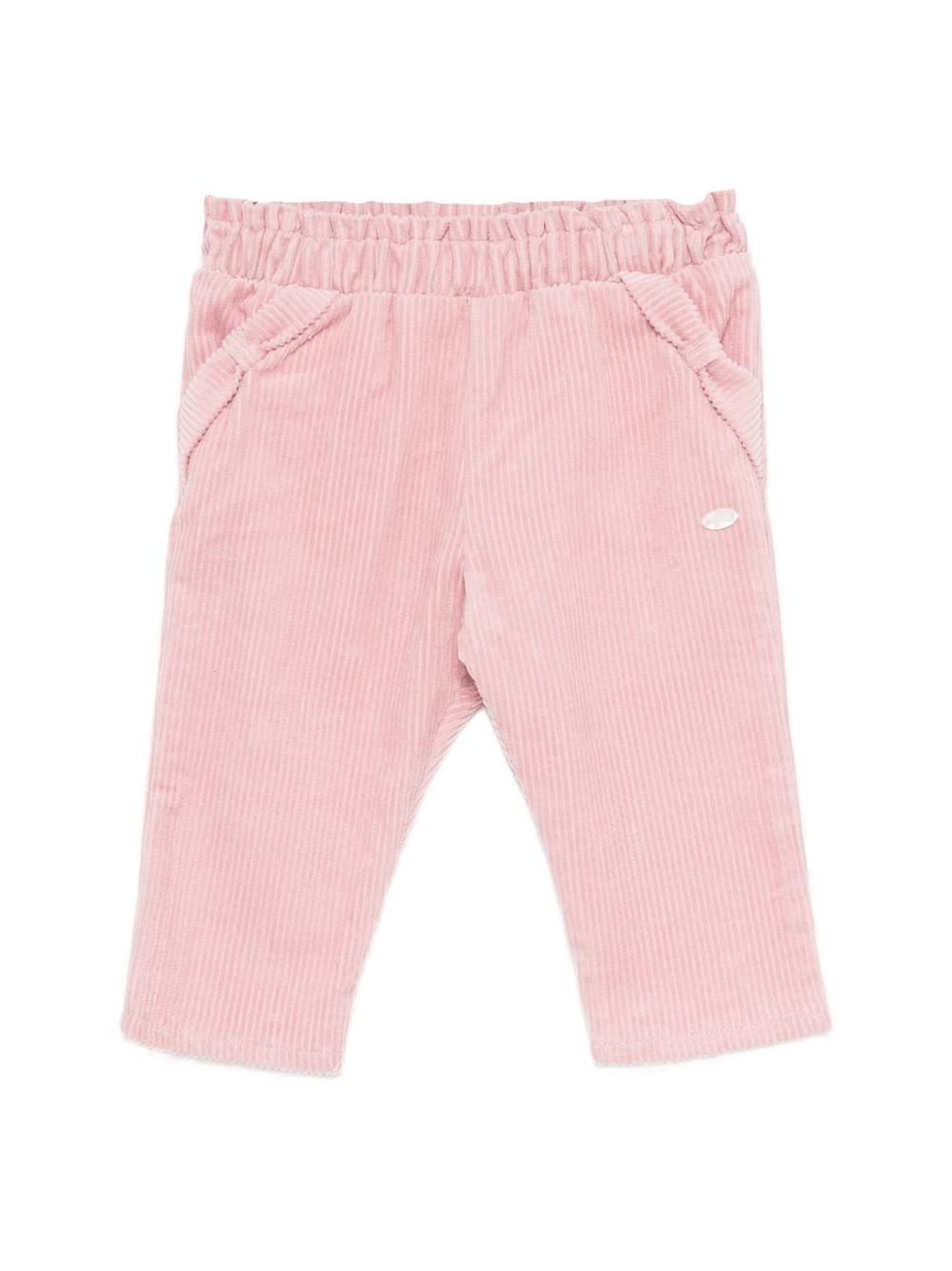 Pantaloni per neonata Tartine Et Chocolat rosa con texture a coste - Rubino Kids