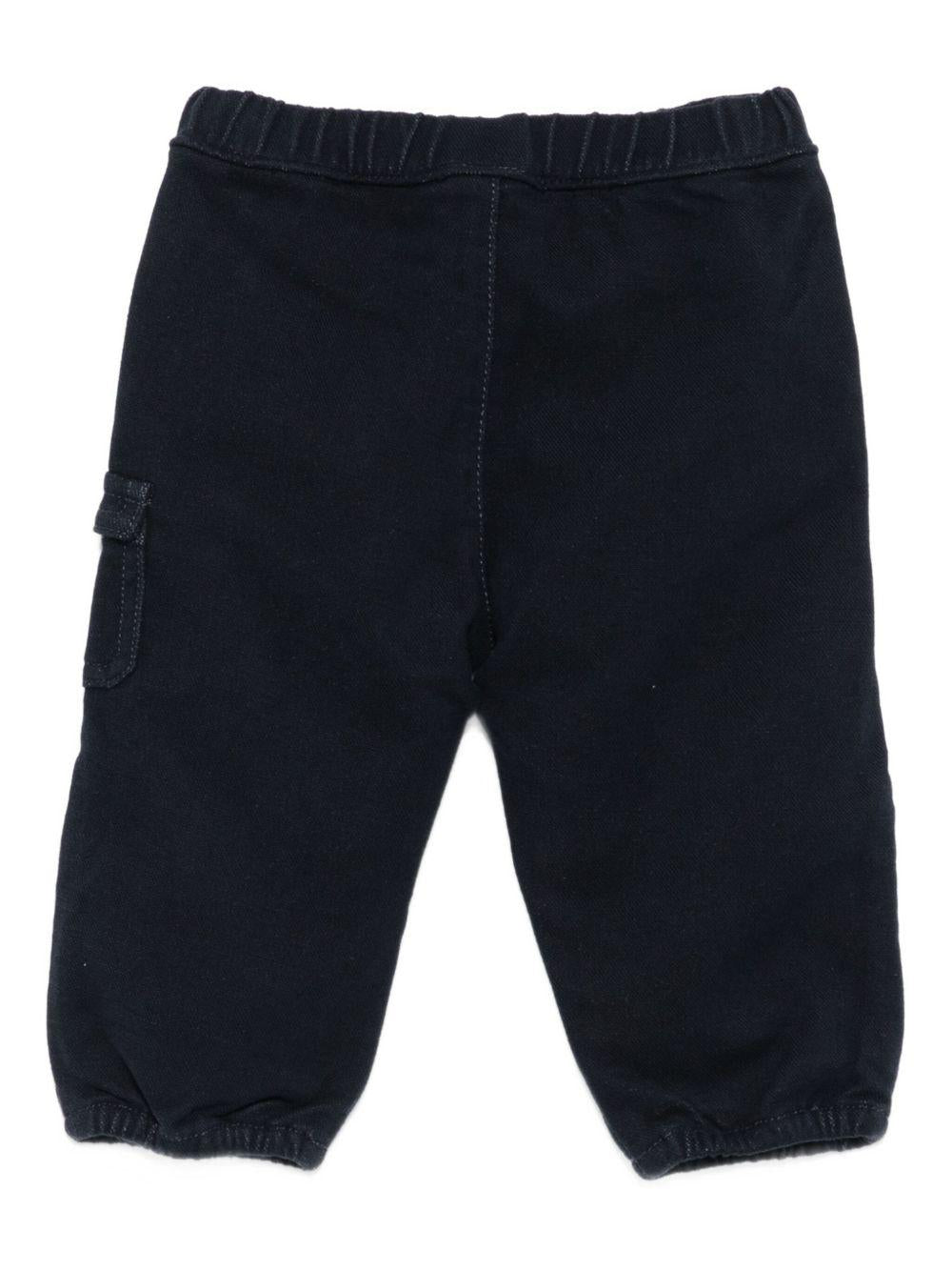 Pantaloni per neonati Tartine Et Chocolat blu con tasca cargo laterale - Rubino Kids
