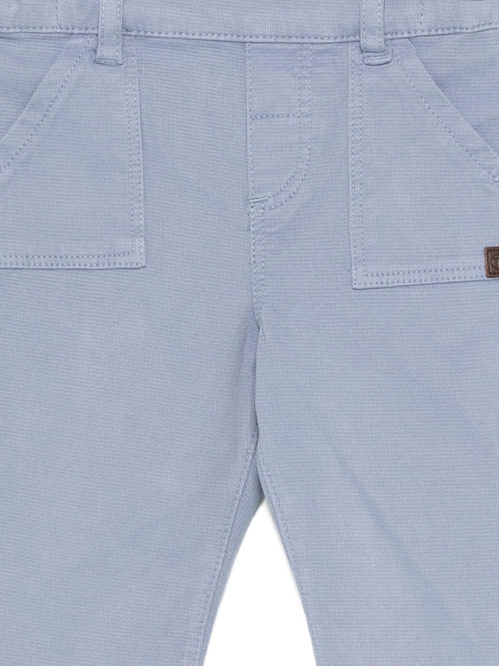Pantaloni per neonato blu Tartine Et Chocolat blu con due tasche applicate - Rubino Kids