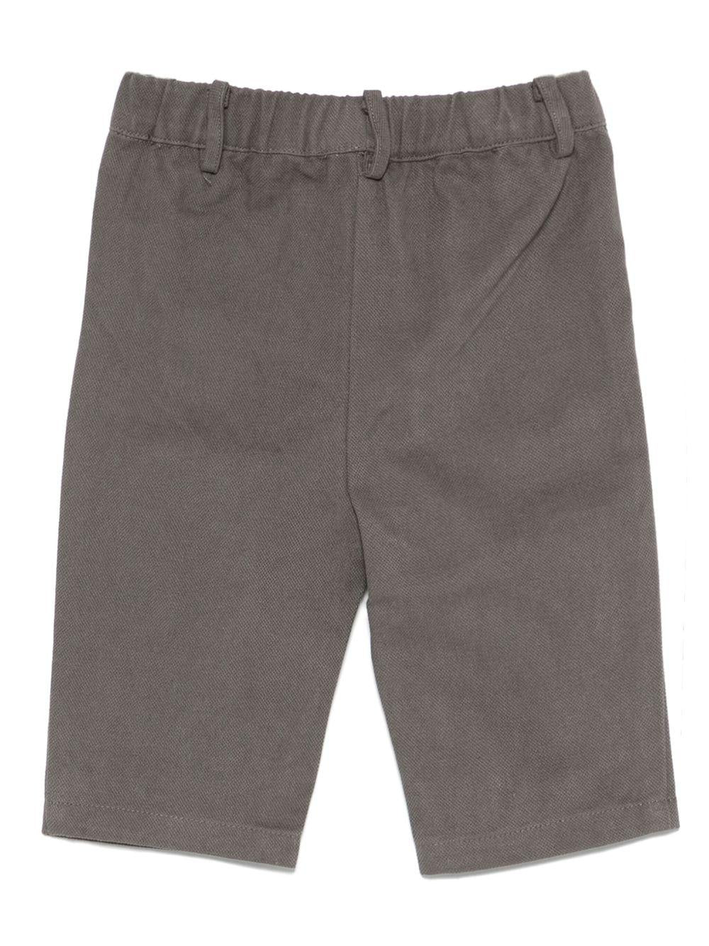 Pantaloni per neonato Donsje Kassim grigio con motivo con ricamo - Rubino Kids