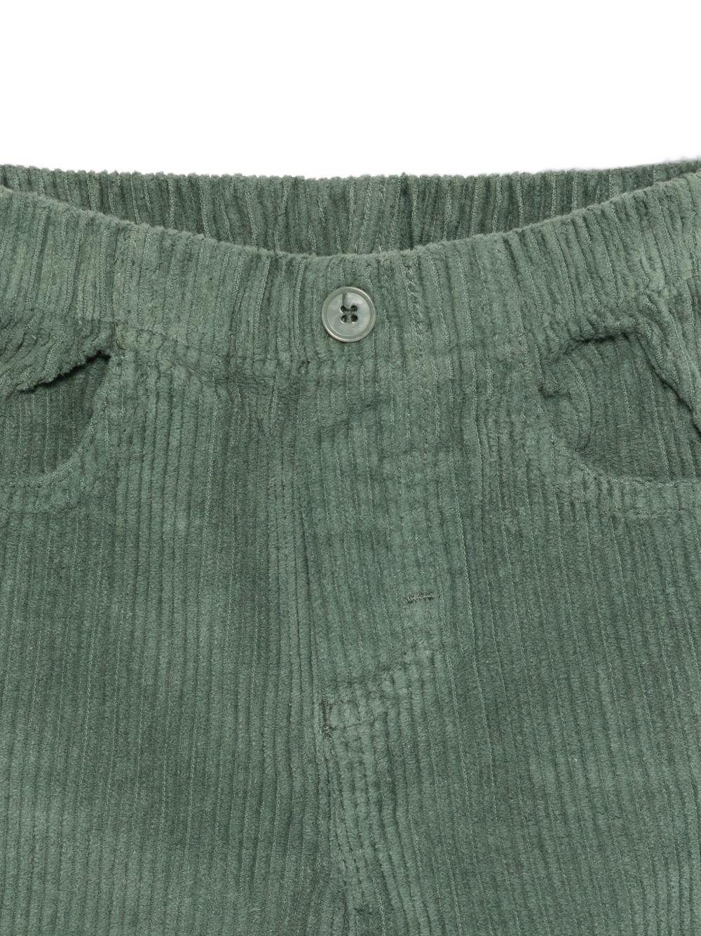 Pantaloni per neonato Il Gufo verdi con dettagli con bottoni - Rubino Kids