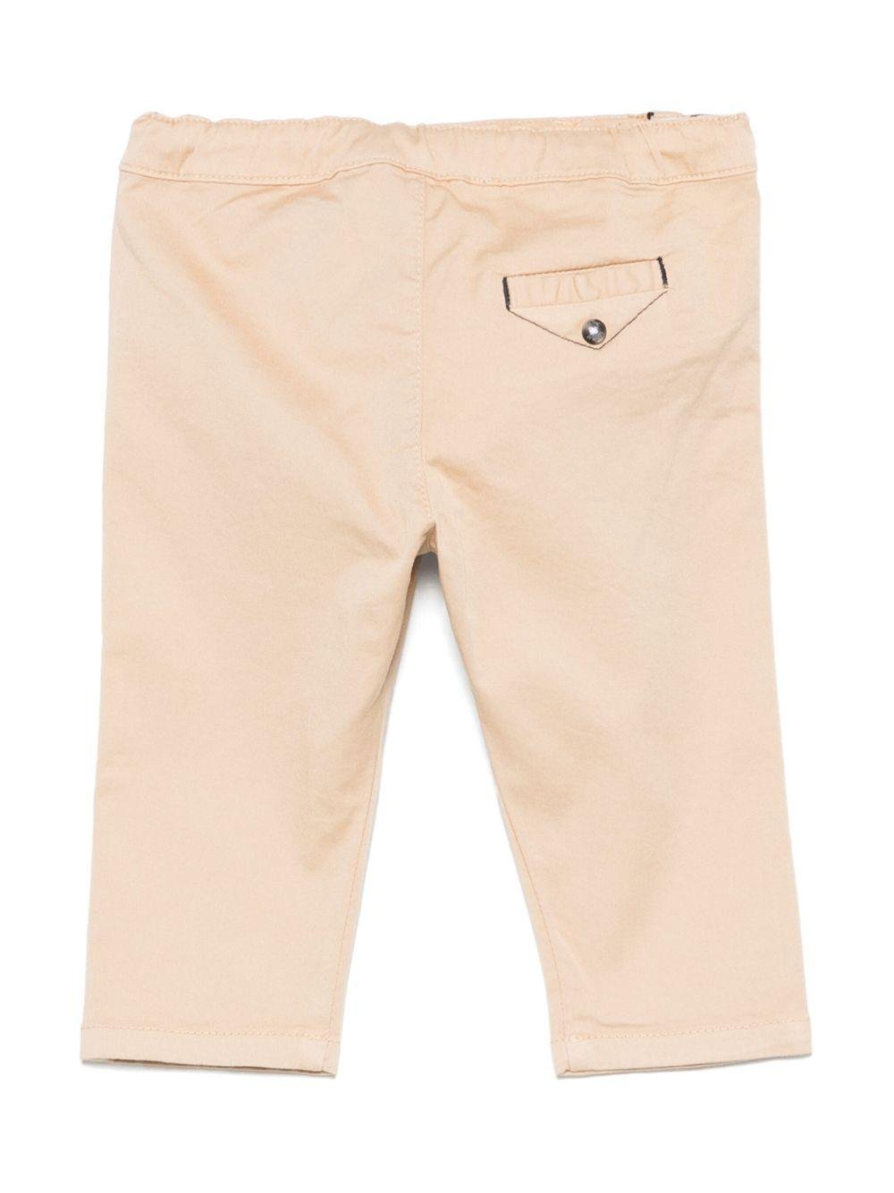 Pantaloni per neonato Tartine Et Chocolat beige affusolati con due tasche laterali oblique - Rubino Kids