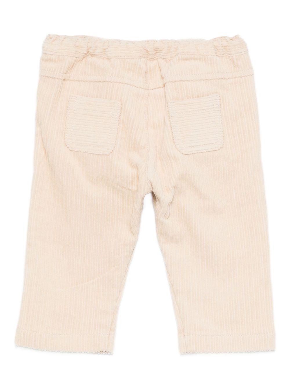 Pantaloni per neonato Tartine Et Chocolat beige con tasche ad aletta - Rubino Kids