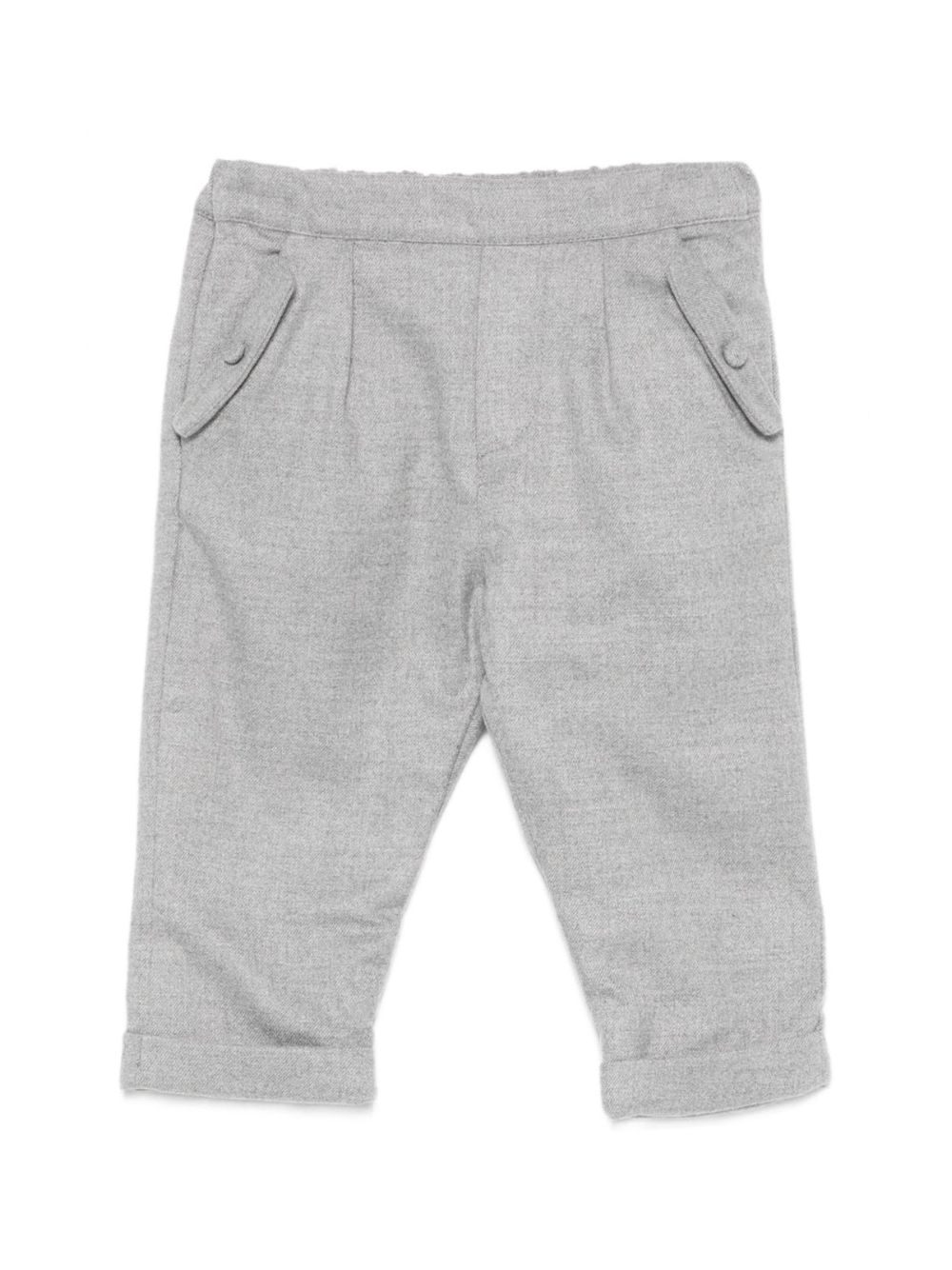 Pantaloni per neonato Tartine Et Chocolat grigi con pieghe sul davanti - Rubino Kids