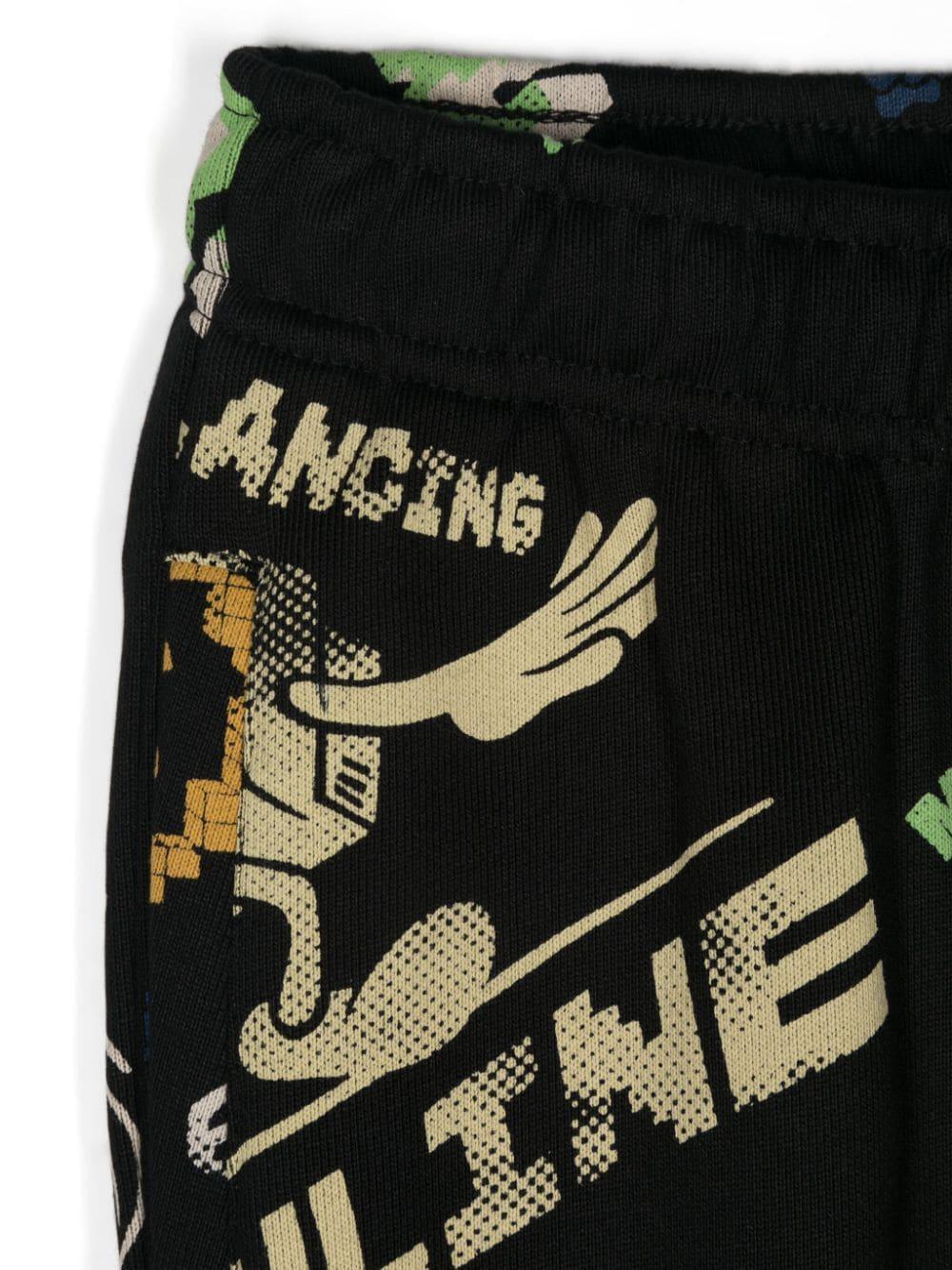 Pantaloni sportivi Adan per bambino Molo nero con dettaglio tasca finta - Rubino Kids