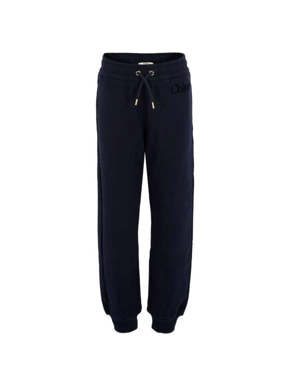 Pantaloni sportivi per bambina Chloé Kids blu con coulisse in vita - Rubino Kids