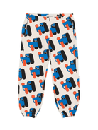 Pantaloni sportivi per bambino Bobo Choses bianco con stampa cane - Rubino Kids