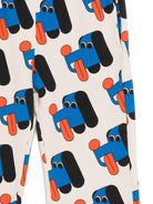 Pantaloni sportivi per bambino Bobo Choses bianco con stampa cane - Rubino Kids