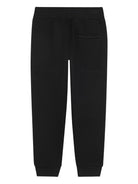 Pantaloni sportivi per bambino Hugo Kids neri con vita elasticizzata - Rubino Kids