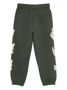 Pantaloni sportivi per bambino Molo verdi con elastico in vita - Rubino Kids