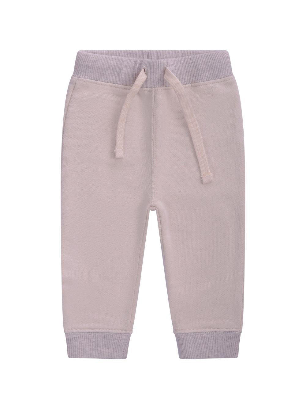 Pantaloni sportivi per neonato Bonpoint beige con coulisse - Rubino Kids