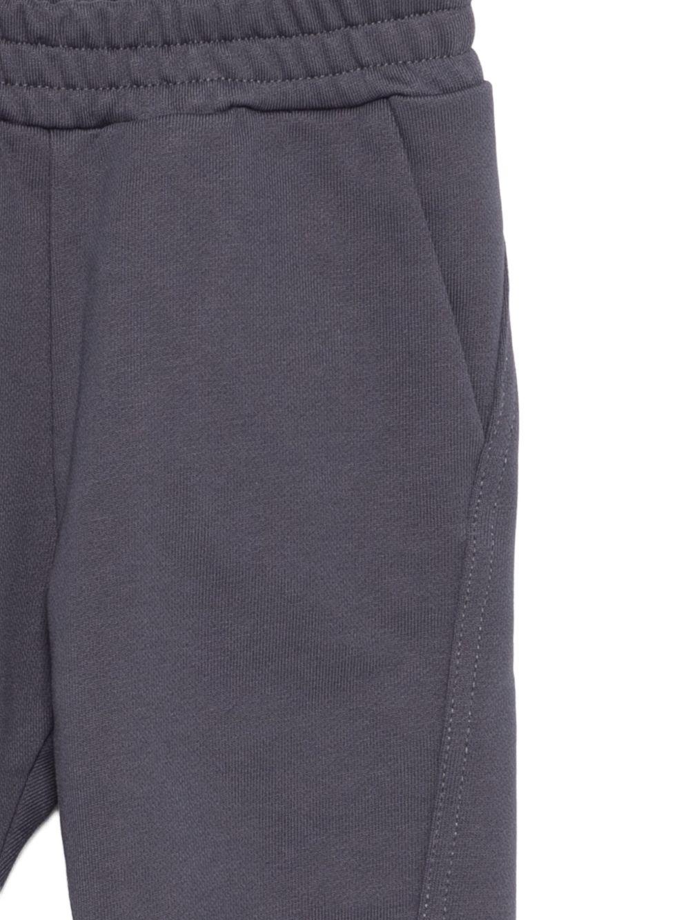 Pantaloni sportivi per neonato Givenchy Kids grigi con logo sul retro - Rubino Kids