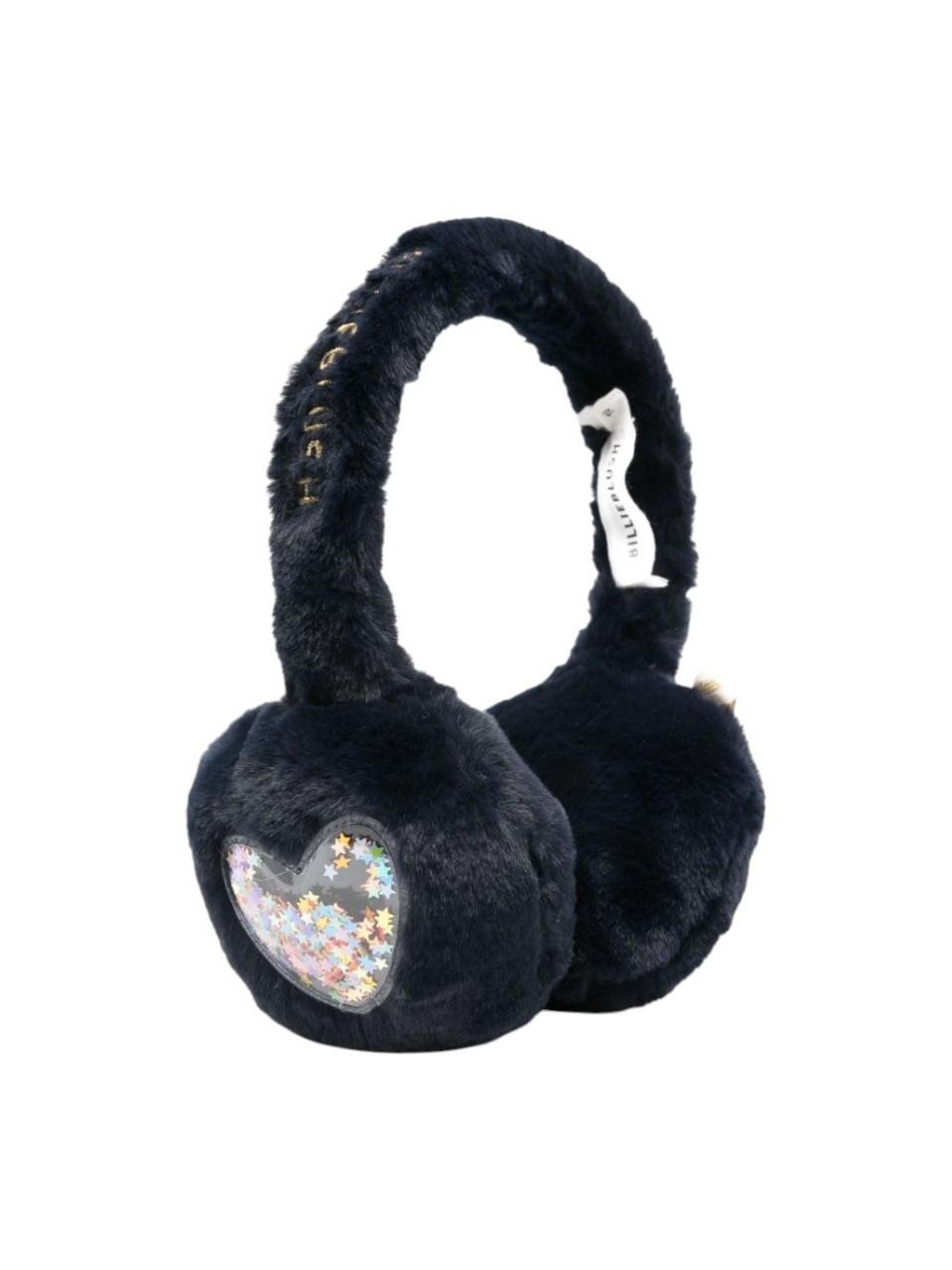 Paraorecchie per bambina Billieblush blu con logo ricamato - Rubino Kids