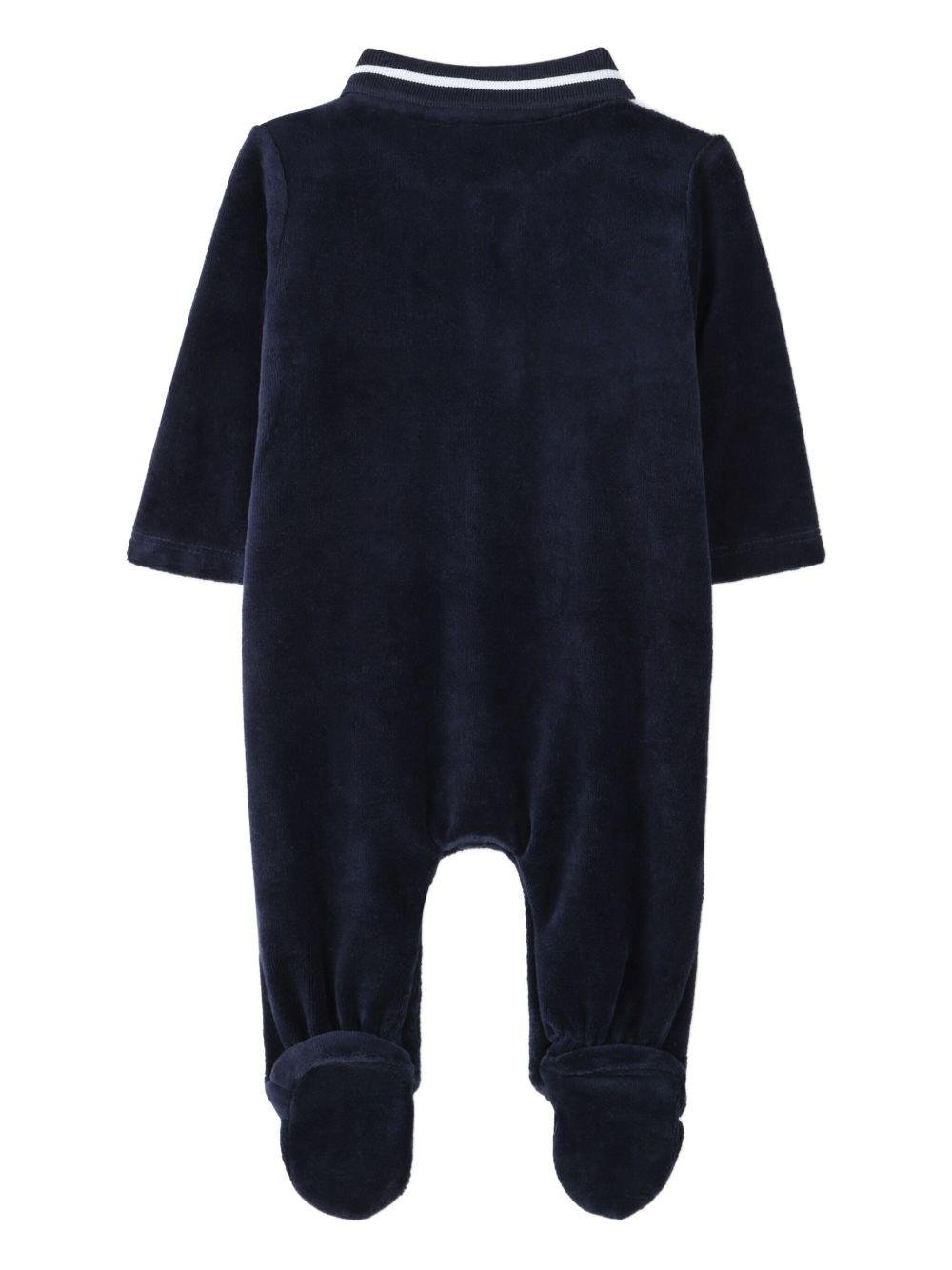 Pigiama per neonato BOSS Kidswear blu con stampa - Rubino Kids