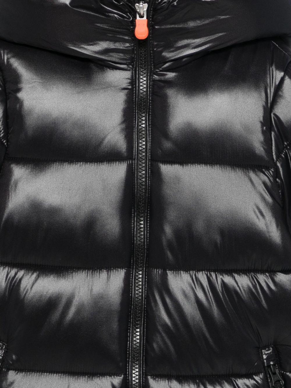 Piumino per bambina Save The Duck Kids Millie nero con cappuccio - Rubino Kids