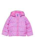 Piumino per neonata Stella McCartney Kids rosa con stampa stelle - Rubino Kids