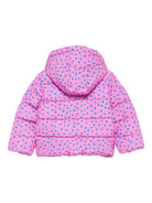Piumino per neonata Stella McCartney Kids rosa con stampa stelle - Rubino Kids