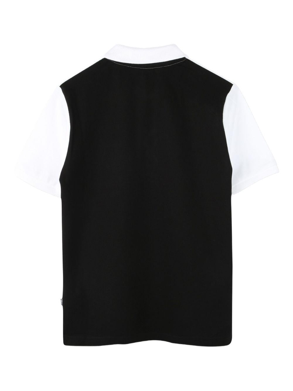 Polo per bambino Boss Kidswear multicolor con design color - block - Rubino Kids