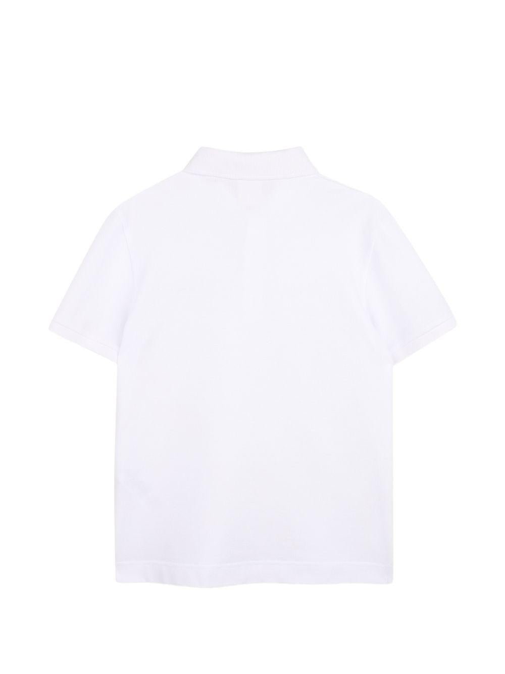Polo per bambino Givenchy Kids bianco con colletto - Rubino Kids
