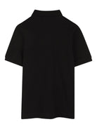 Polo per bambino Givenchy Kids nero con logo ricamato - Rubino Kids