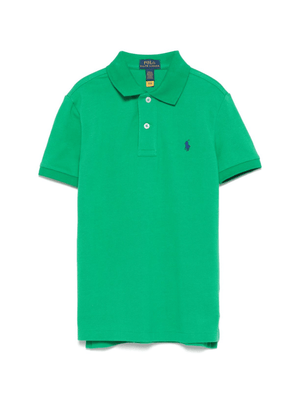 Polo Ralph Lauren Kids Green Piqué Polo Shirt for Boys