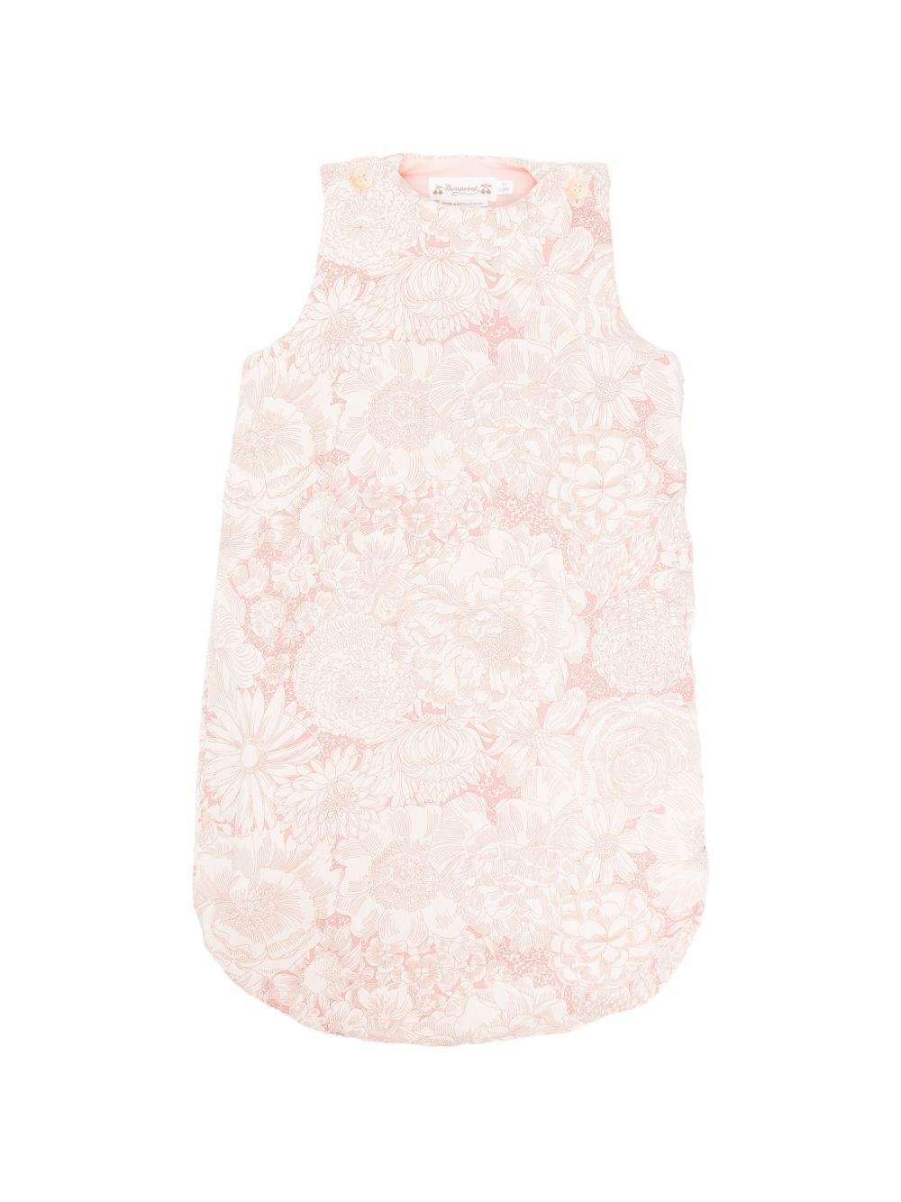 Sacco nanna per neonata Bonpoint rosa con stampa floreale all - over - Rubino Kids