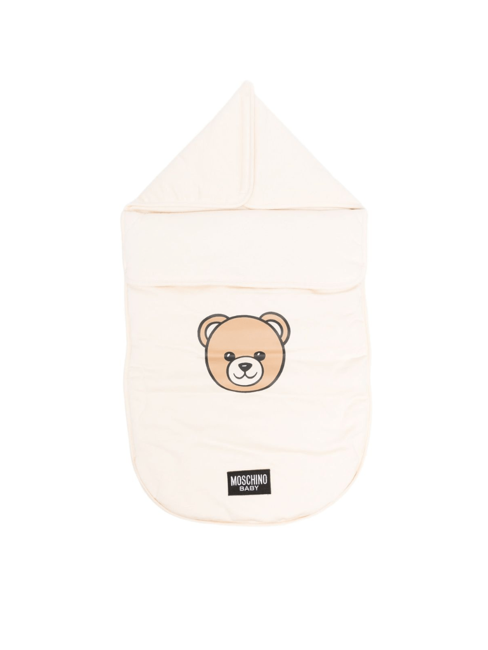 Sacco nanna per neonati Moschino Kids beige con stampa orsacchiotto - Rubino Kids