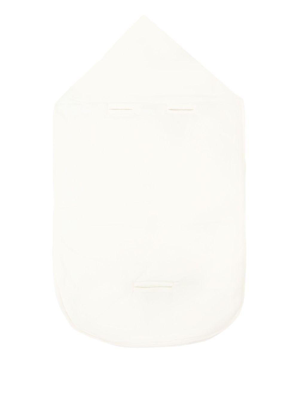 Sacco nanna per neonati Moschino Kids bianco con stampa Teddy - Rubino Kids