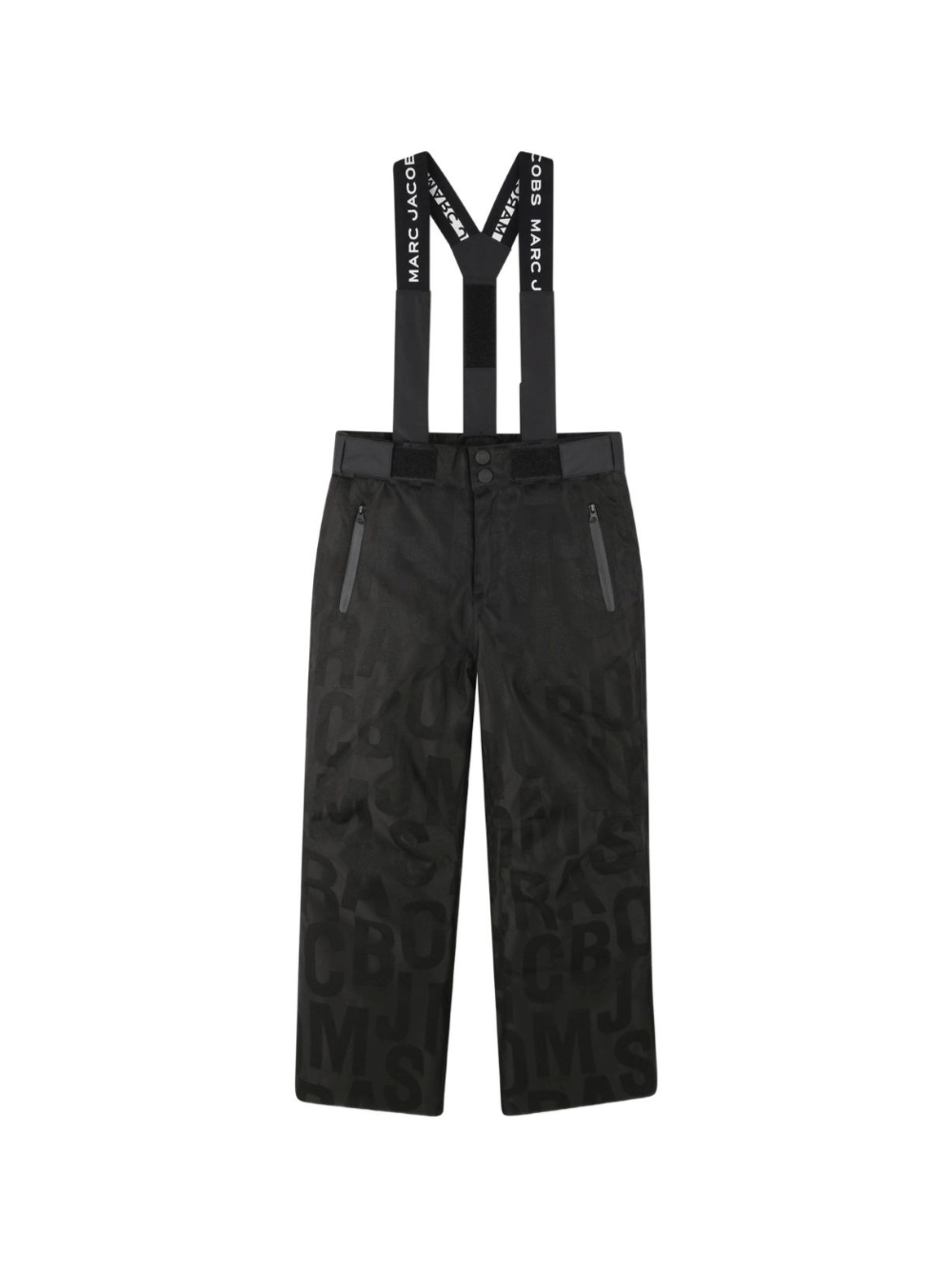 Salopette da neve per bambini The Marc Jacobs Kids nero con stampa - Rubino Kids