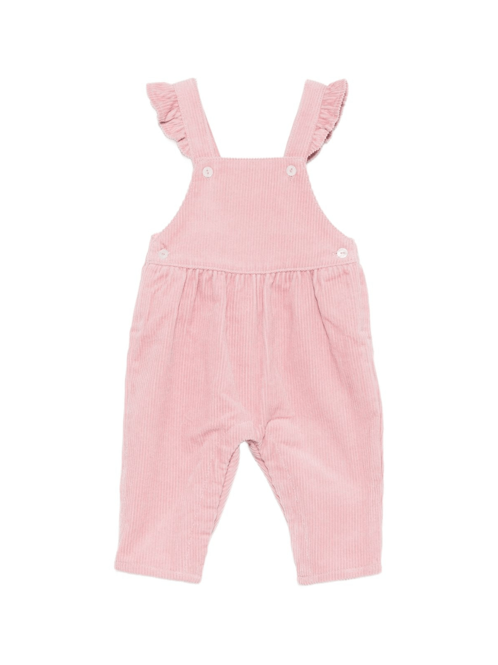 Salopette per neonata Tartine Et Chocolat rosa con spalline con ruches - Rubino Kids