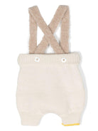Salopette per neonati Gensami Kids bianco con intarsio - Rubino Kids