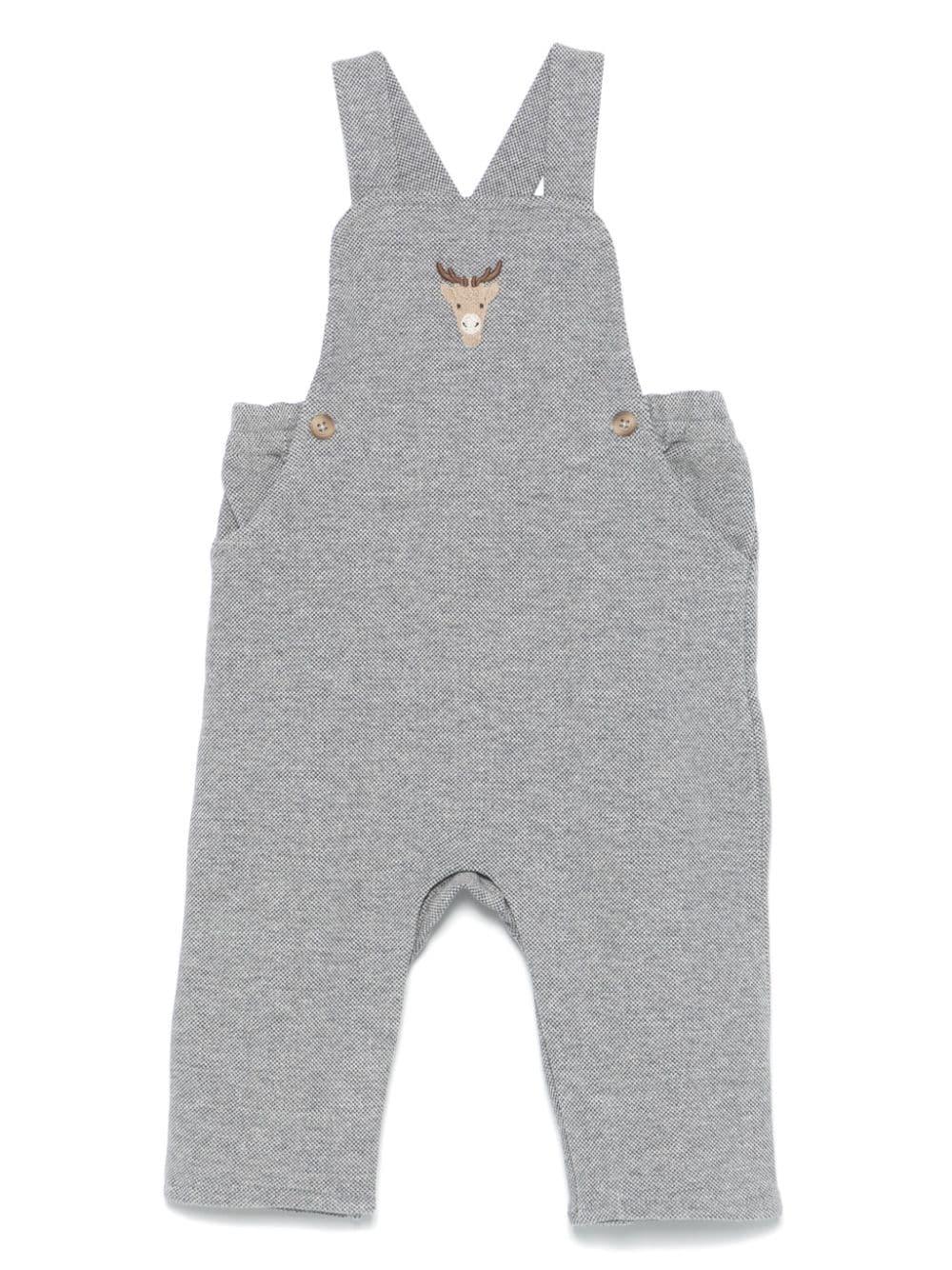 Salopette per neonato Donsje Mosie blu con finitura testurizzata - Rubino Kids