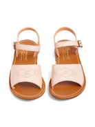 Sandali Erell per bambina Bonpoint rosa con plantare con logo - Rubino Kids