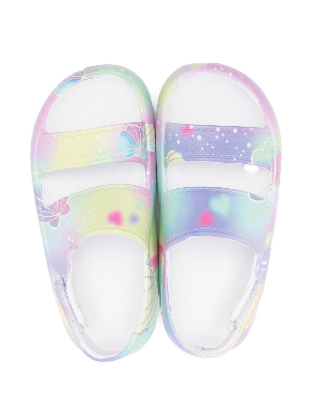 Sandali per bambina Billieblush multicolore con design conchiglie - Rubino Kids
