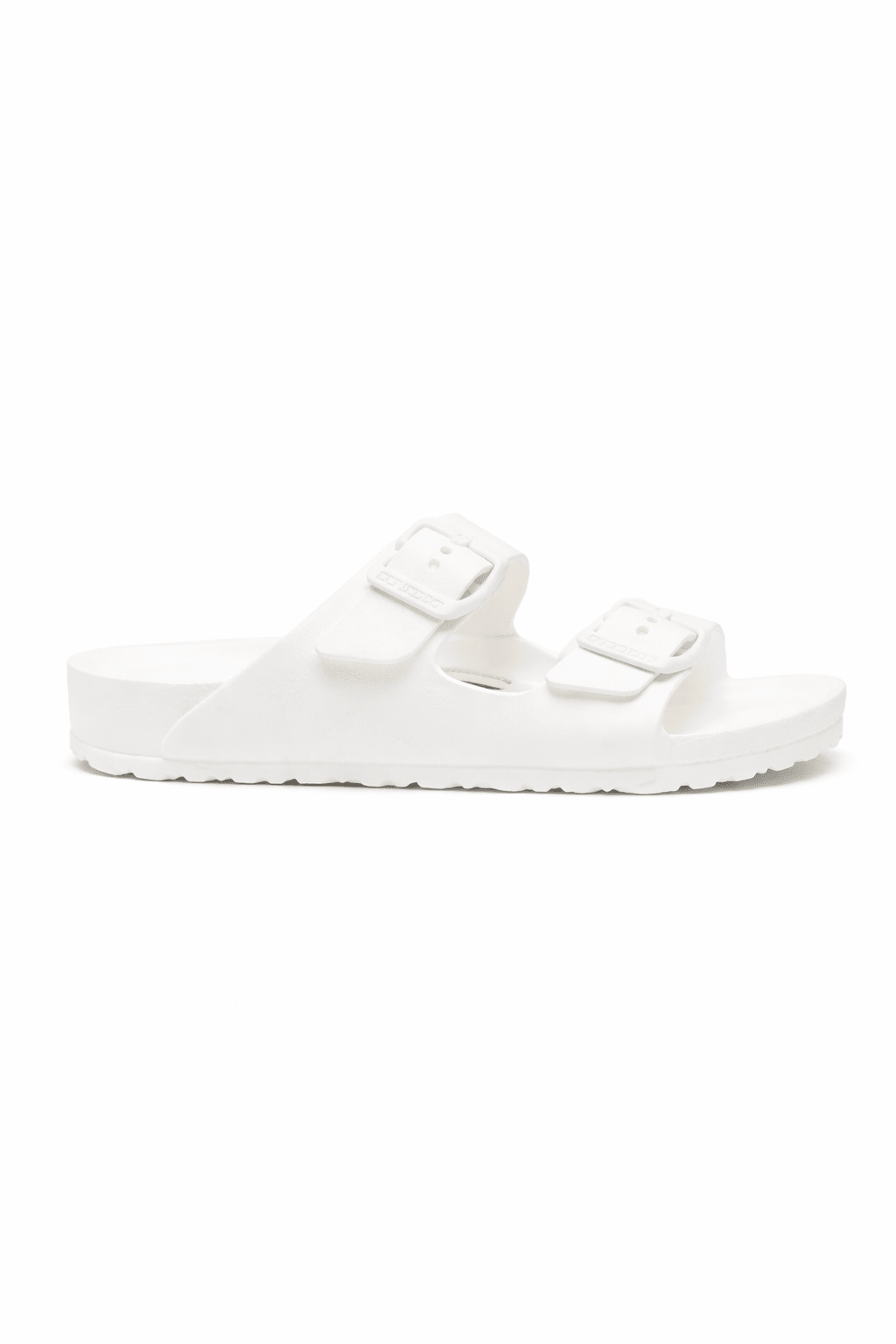 Sandali per bambini Birkenstock Kids bianchi con doppia fibbia - Rubino Kids