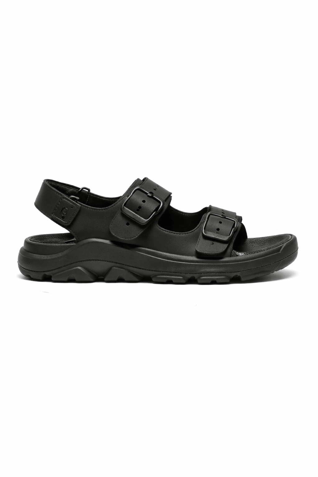 Sandali per bambino Birkenstock Kids Mogami nero con fibbia - Rubino Kids