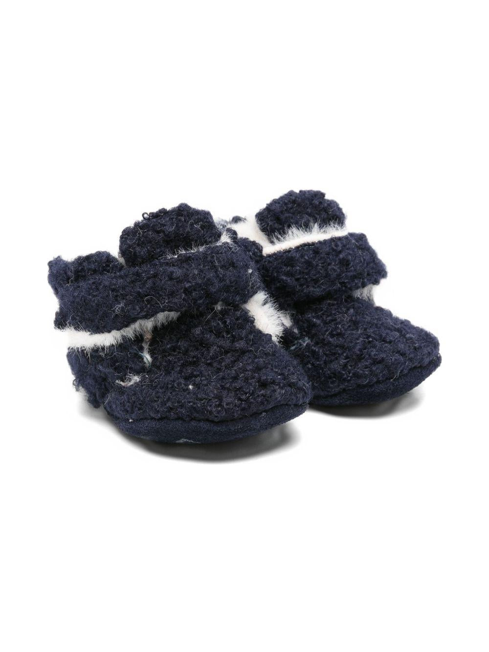 Scarpe primi passi per neonata Douuod Kids blu con tessuto testurizzato - Rubino Kids