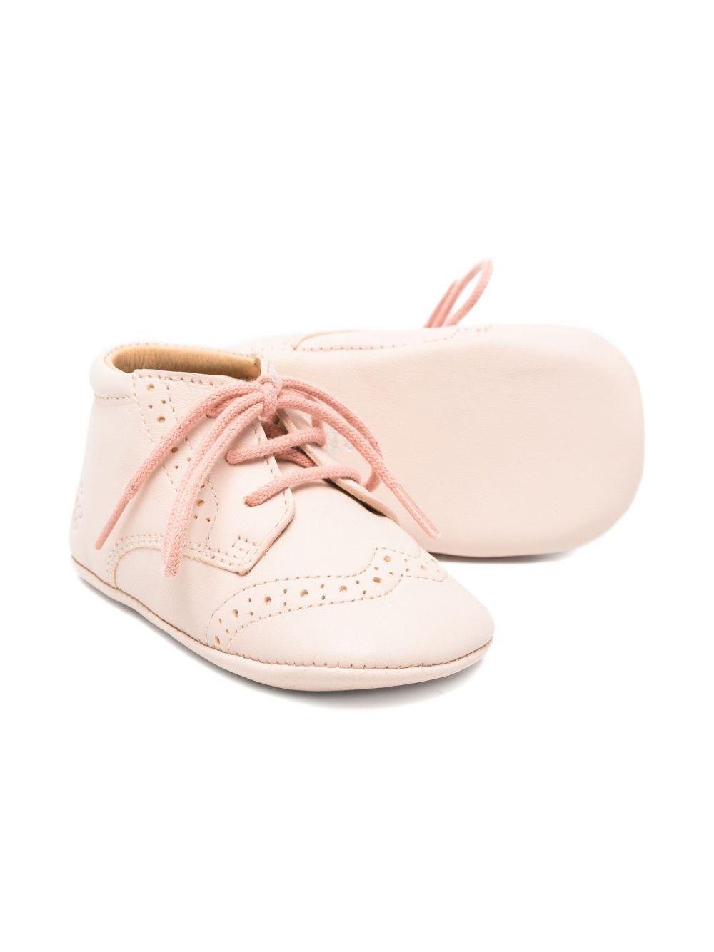 Scarpe primi passi per neonata Tartine Et Chocolat rosa con punta tonda - Rubino Kids