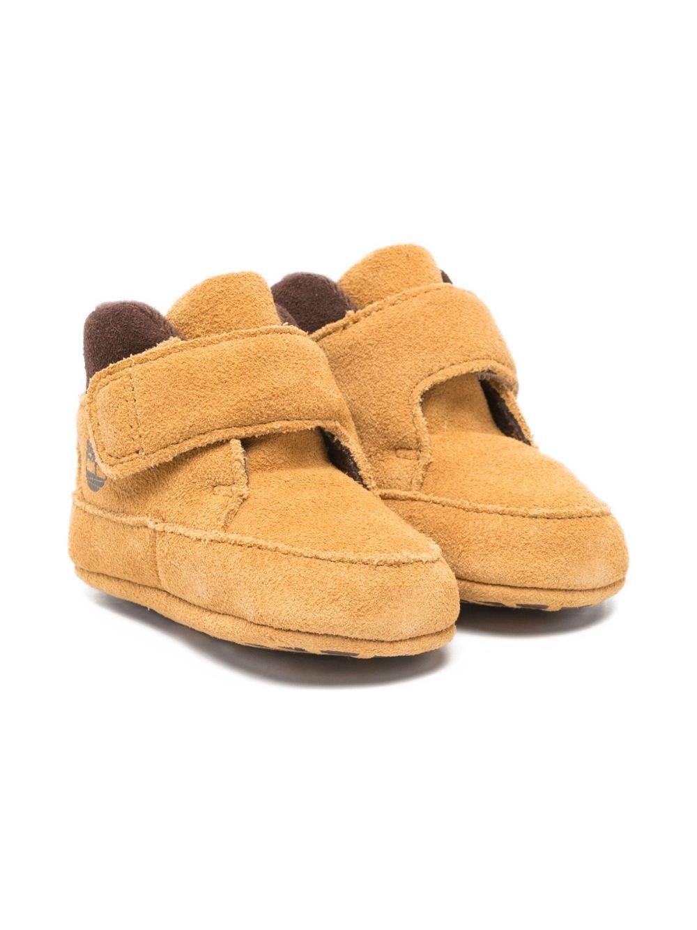 Scarpe primi passi per neonati Timberland Kids beige con strappo - Rubino Kids