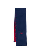 Sciarpa per bambini Fendi Kids blu con logo FF - Rubino Kids