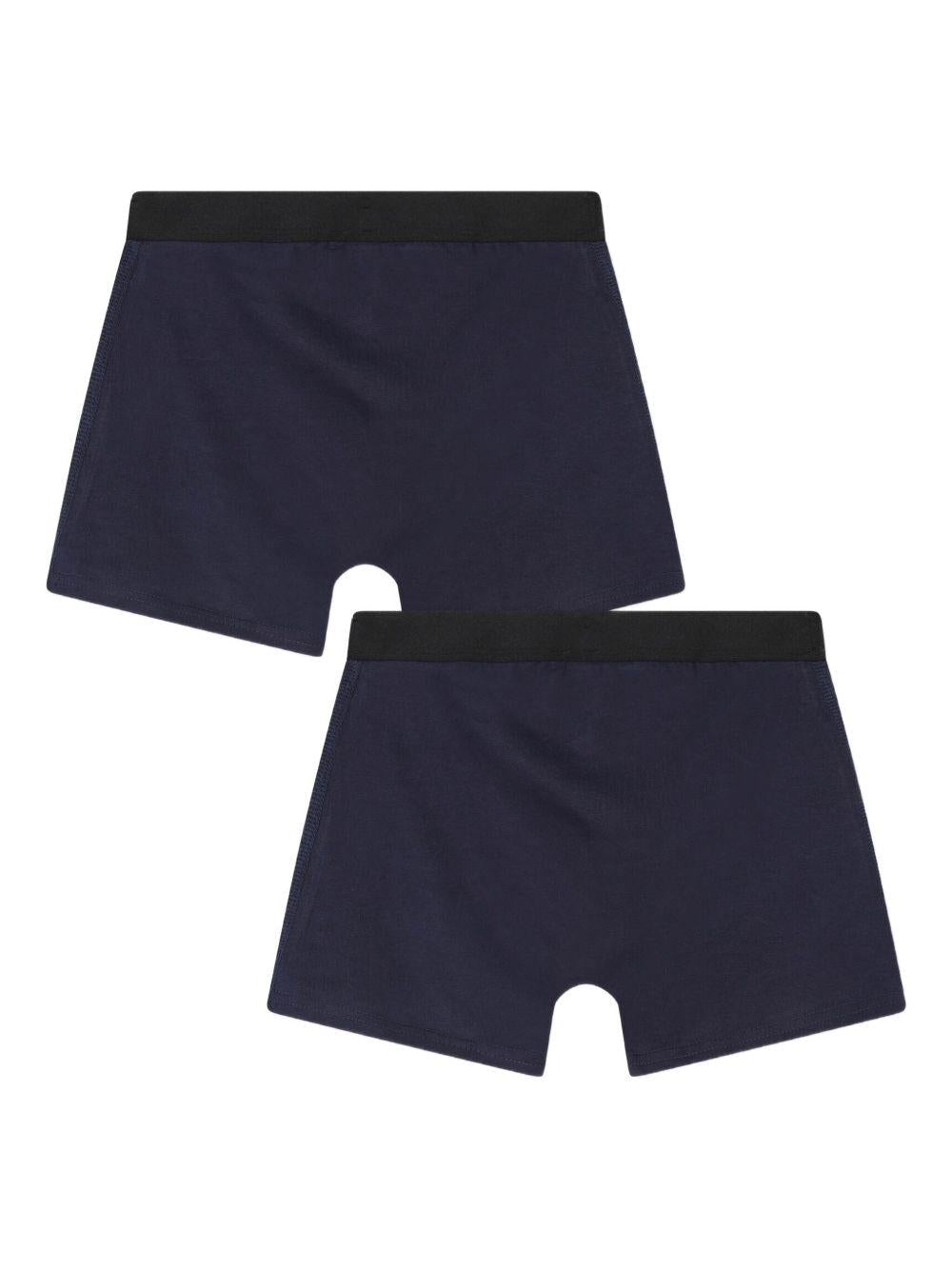 Set 2 boxer Boss Kids blu con stampa - Rubino Kids