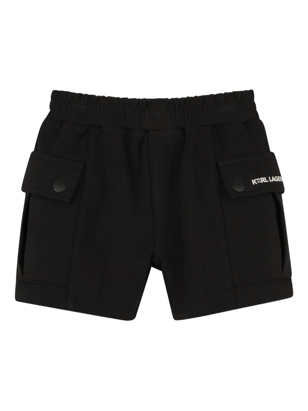 Set 2 pezzi per neonata Karl Lagerfeld Kids blu con stampa ikonik karl - Rubino Kids