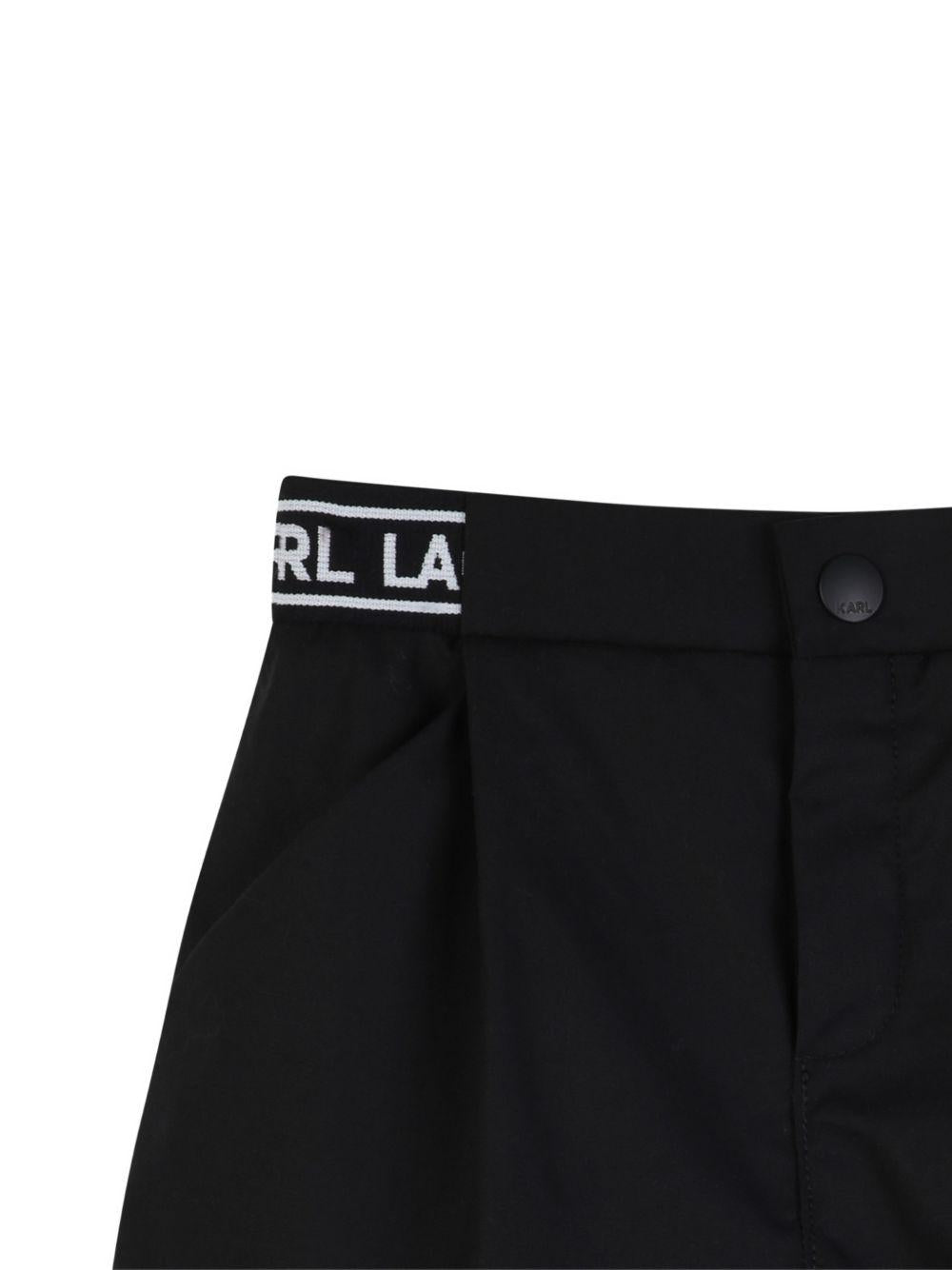 Set 2 pezzi per neonato Karl Lagerfeld Kids bianco con logo - Rubino Kids